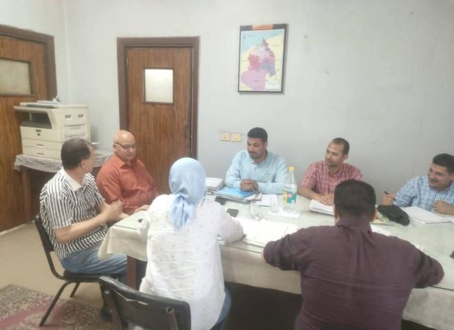 وكيل الوزارة يتابع أعمال لجنة الحيازات بالمديرية