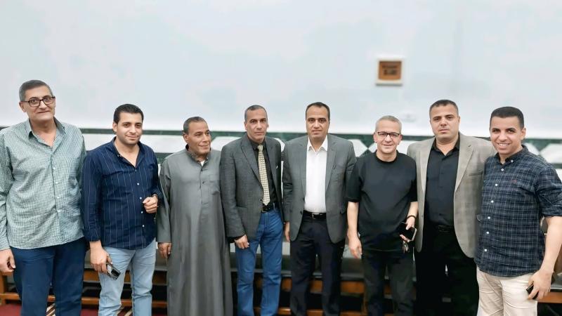 النائب ممدوح عبد السميع جاب الله يشارك المحامي رضا أبو مريم فرحته خطوبة نجله الدكتور  حسن