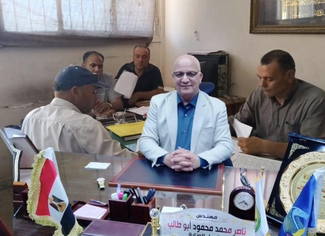 متابعة أعمال جهاز حماية الأراضى بإدارة كفر الدوار الزراعية