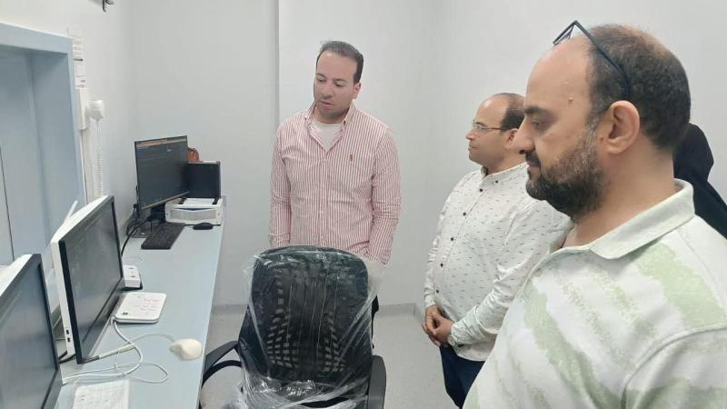 جولة ميدانية لوكيل الوزارة فى منتصف الليل... يتفقد خلالها سير العمل بمستشفى ايتاي البارود