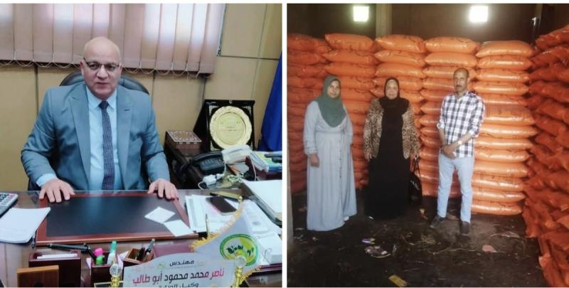تعاون حوش عيسى يتابع منفذ توزيع الأسمدة بجمعية الربعمائة