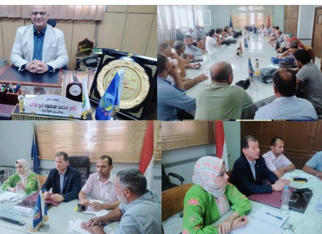 مازالت الإجتماعات بزراعة البحيرة استعداداً لبدء دورة الحصر الحيازى ٢٠٢٦ / ٢٠٢٩ مستمرة   فى إطار استعدادات مديرية الزراعة