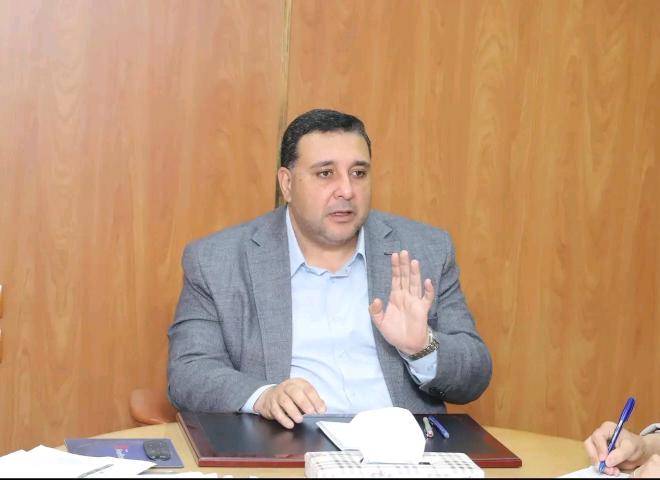 تنفيذًا لتوجيهات التراس.. استئناف أعمال مشروع مطبق الدخول الرئيسي لرافع صرف صحي التدريب بإيتاي البارود