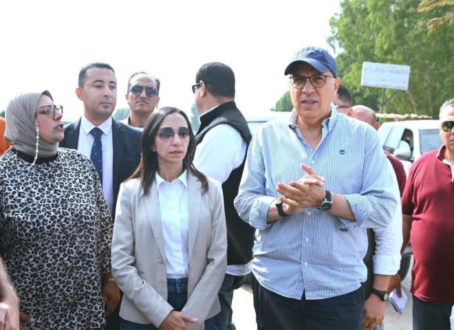محافظ البحيرة تستقبل وزير الموارد المائية والري في مستهل جولته الميدانية بالمحافظة لتفقد عدد من المشروعات المائية والوقوف على إستعدادات الموسم الصيفي