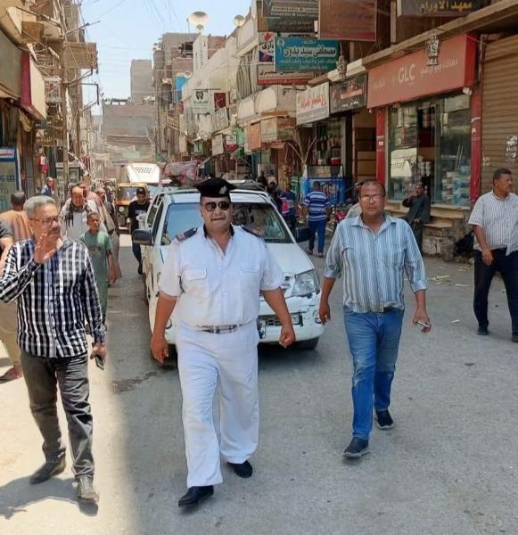 حملة مكبرة لإزالة الإشغالات والتعديات بمركز ومدينة جرجا