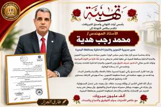 المهندس/ محمد رجب هدية مديرا لمديرية التموين والتجارة الداخلية بمحافظة البحيرة