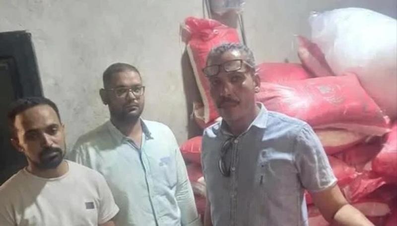 تموين سوهاج ”ضبط 3 أطنان أرز مجهول المصدر خلال حملة مفاجئة بطهطا