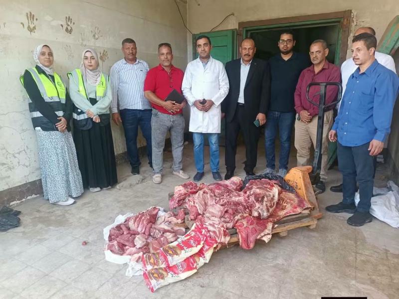 ضبط 111 كجم لحوم غير صالحة للاستهلاك الآدمي في حملة مكبرة بمدينة سوهاج