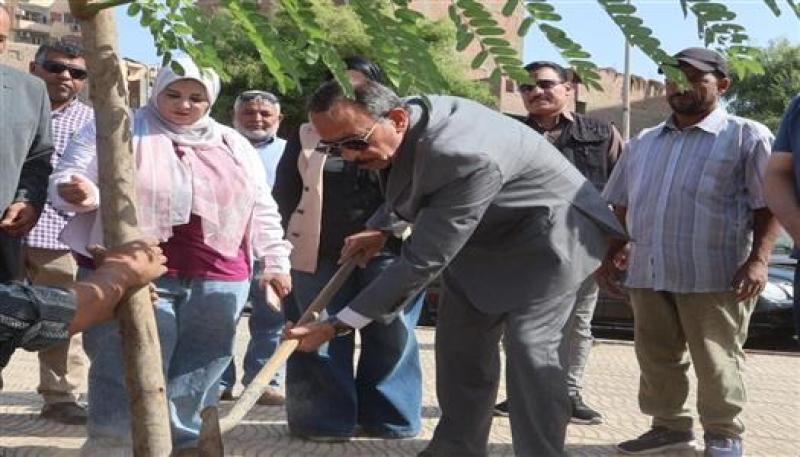 ضمن المبادرة الرئاسية محافظ سوهاج يطلق مبادرة «بصمة خضراء.. اعرف شجرتك»